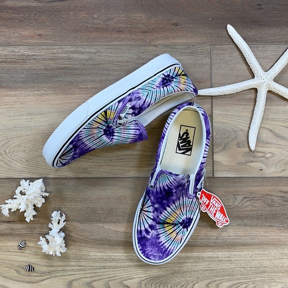 🌴🔆VANS- TIE DYE SLIP ON’S 🔆🌴 - Picture 6 of 12
